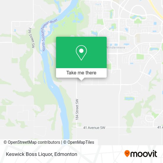 Keswick Boss Liquor map