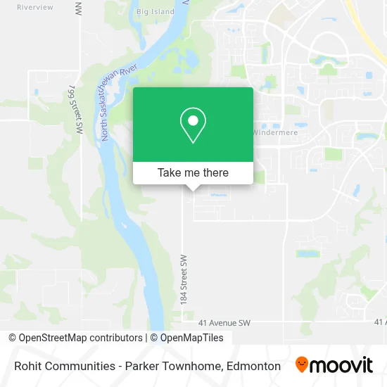 Rohit Communities - Parker Townhome map
