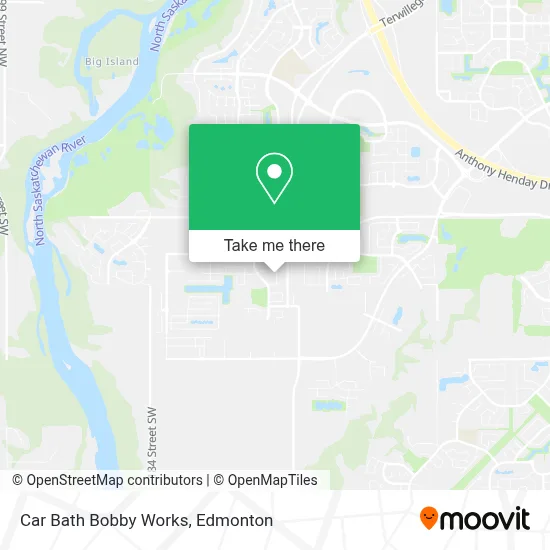 Car Bath Bobby Works map