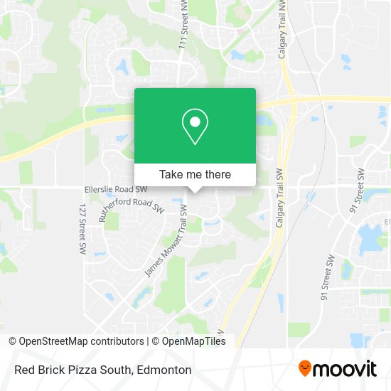 Red Brick Pizza South map