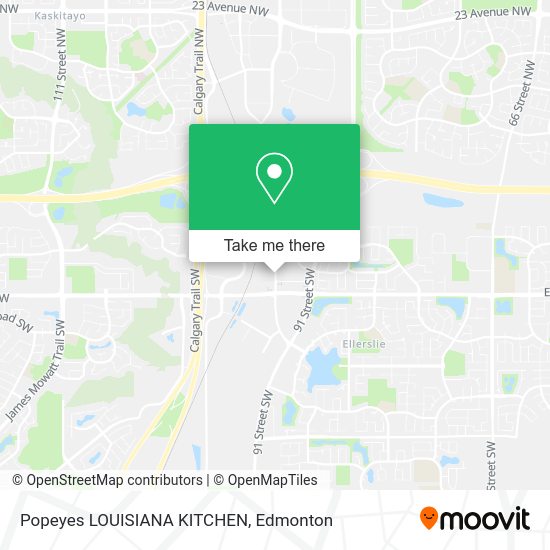 Popeyes LOUISIANA KITCHEN map
