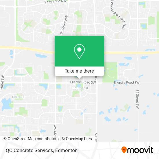 QC Concrete Services map