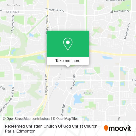 Redeemed Christian Church Of God Christ Church Paris map