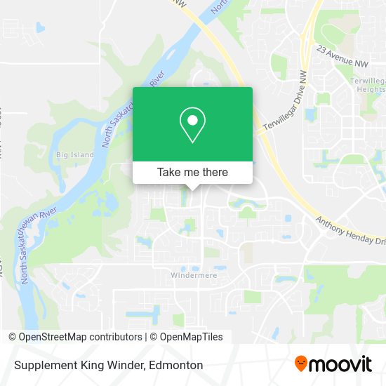 Supplement King Winder map