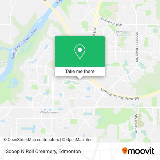 Scoop N Roll Creamery map