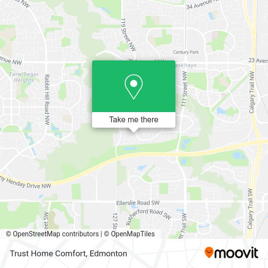 Trust Home Comfort map