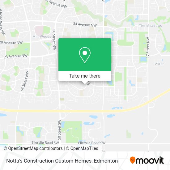 Notta's Construction Custom Homes map