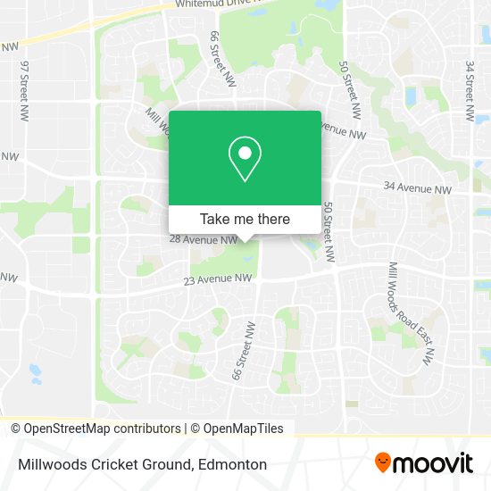 Millwoods Cricket Ground plan