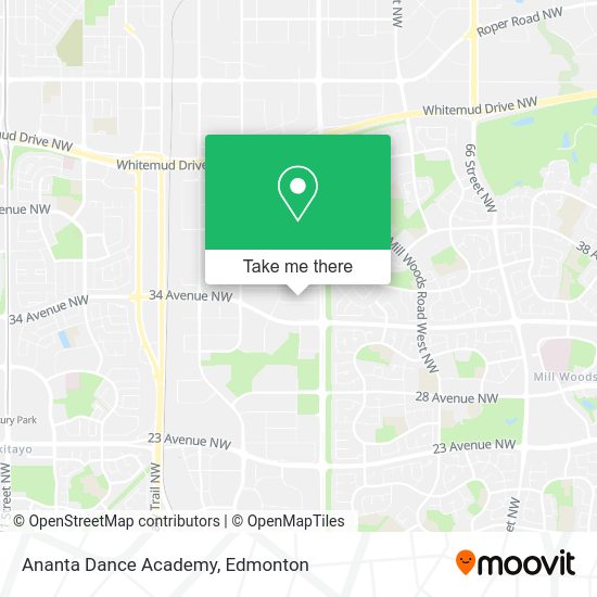 Ananta Dance Academy map