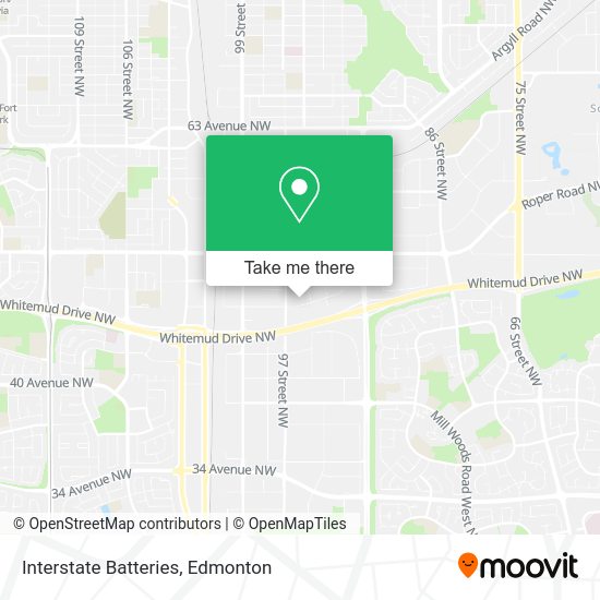 Interstate Batteries map