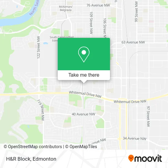 H&R Block map