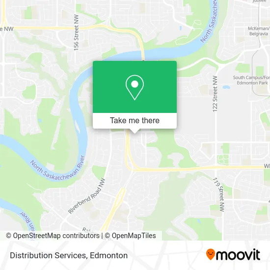 Distribution Services map