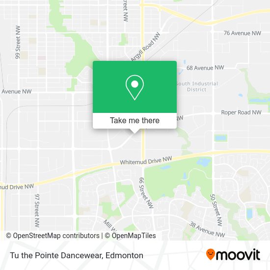 Tu the Pointe Dancewear map