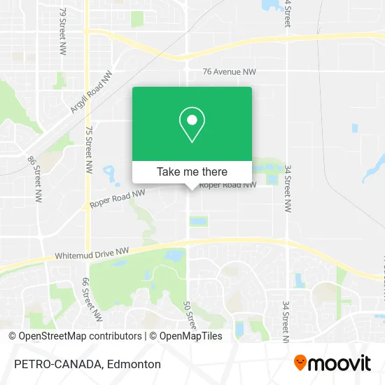 PETRO-CANADA map