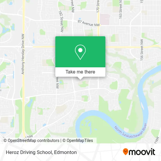 Heroz Driving School map