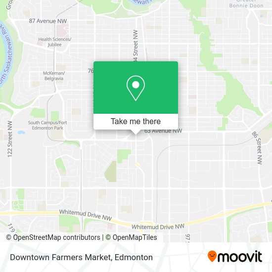 Downtown Farmers Market map