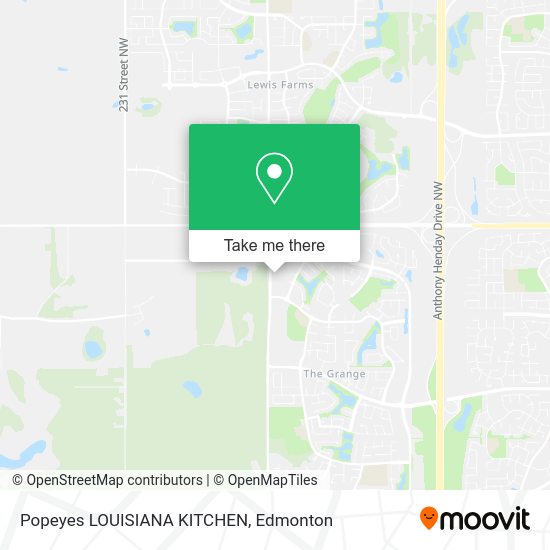 Popeyes LOUISIANA KITCHEN plan