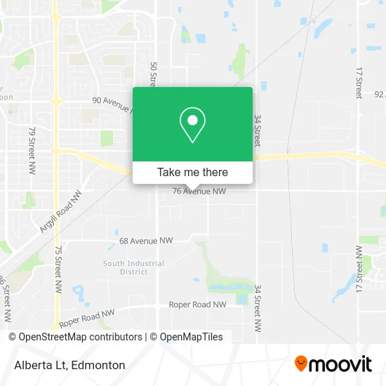 Alberta Lt map