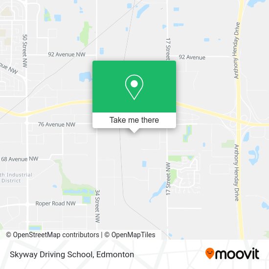 Skyway Driving School map