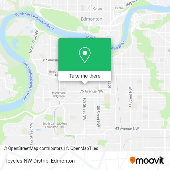 Icycles NW Distrib map