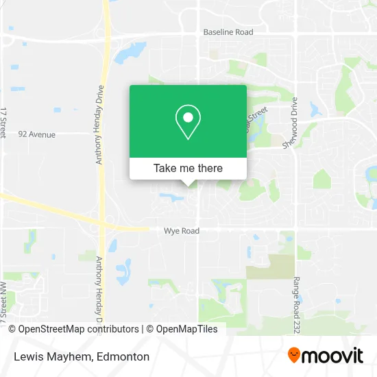 Lewis Mayhem map