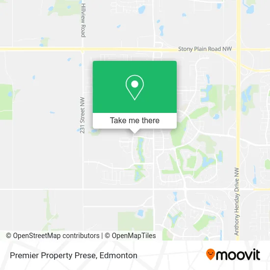 Premier Property Prese map