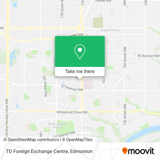 TD Foreign Exchange Centre plan