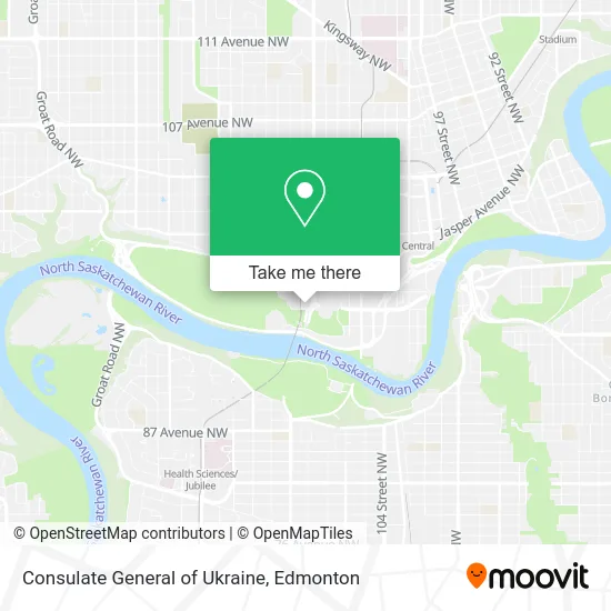 Consulate General of Ukraine map