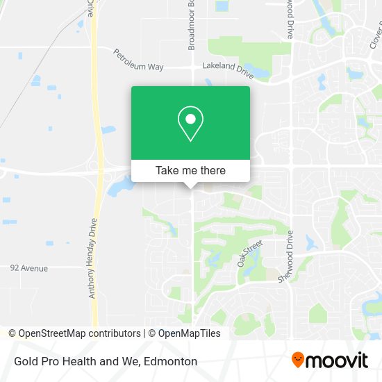 Gold Pro Health and We map