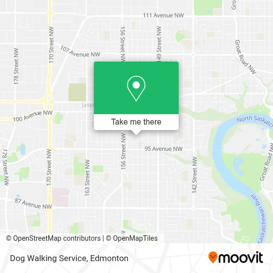 Dog Walking Service map