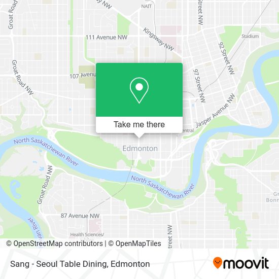 Sang - Seoul Table Dining map