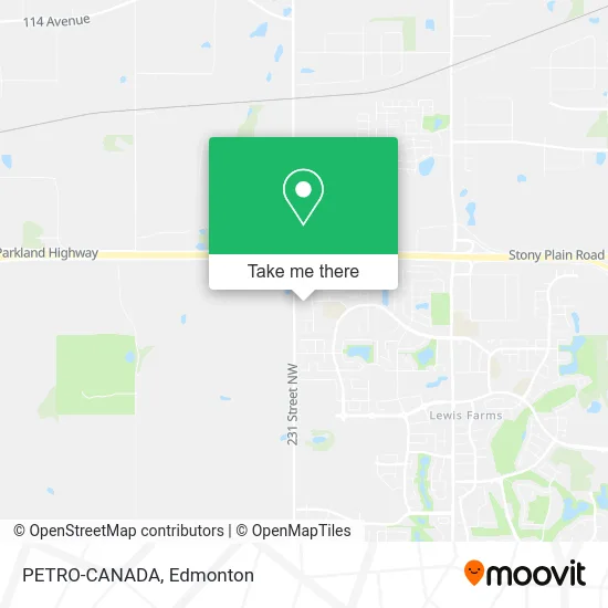 PETRO-CANADA map