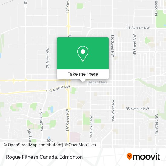 Rogue Fitness Canada map
