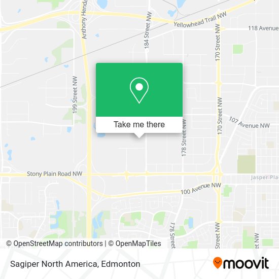 Sagiper North America map