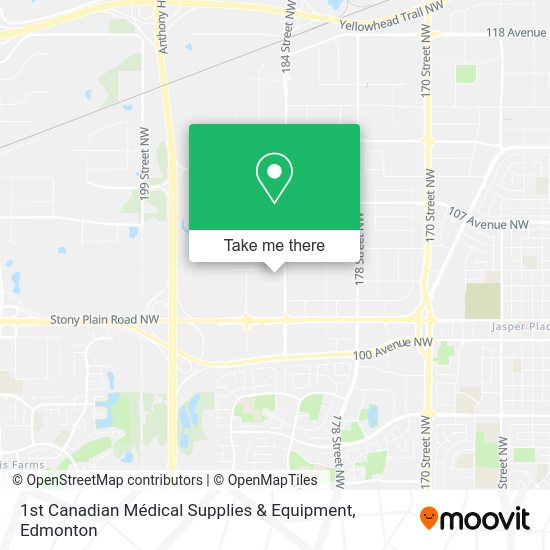 1st Canadian Médical Supplies & Equipment map