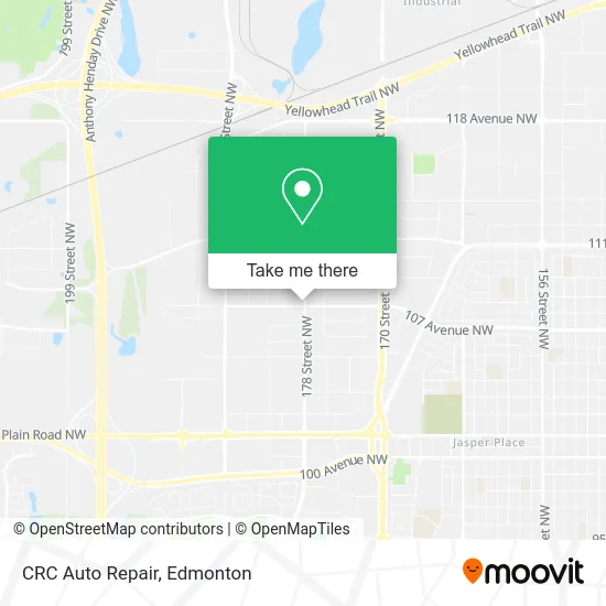 CRC Auto Repair map