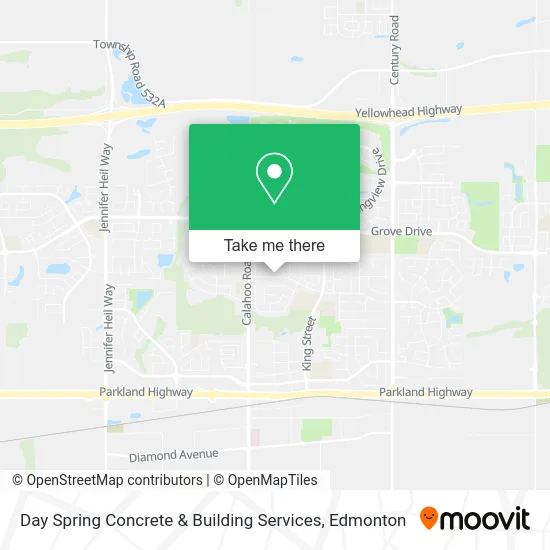 Day Spring Concrete & Building Services map