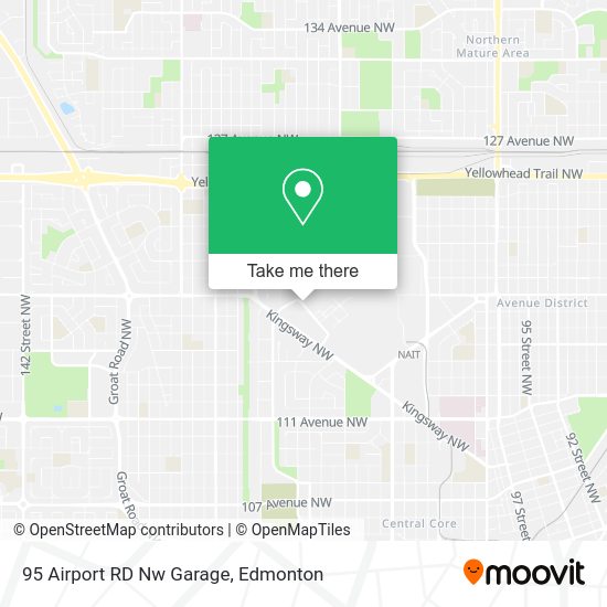 95 Airport RD Nw Garage map