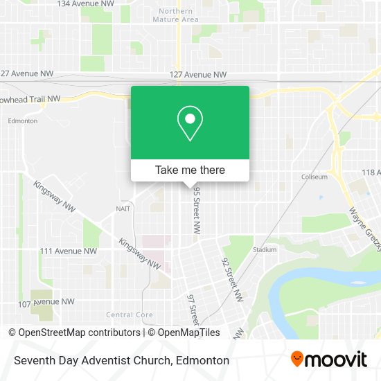 Seventh Day Adventist Church map