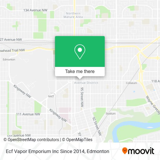 Ecf Vapor Emporium Inc Since 2014 map