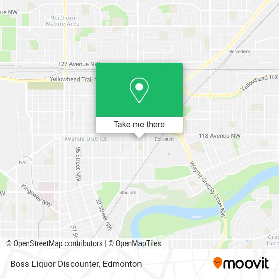 Boss Liquor Discounter map