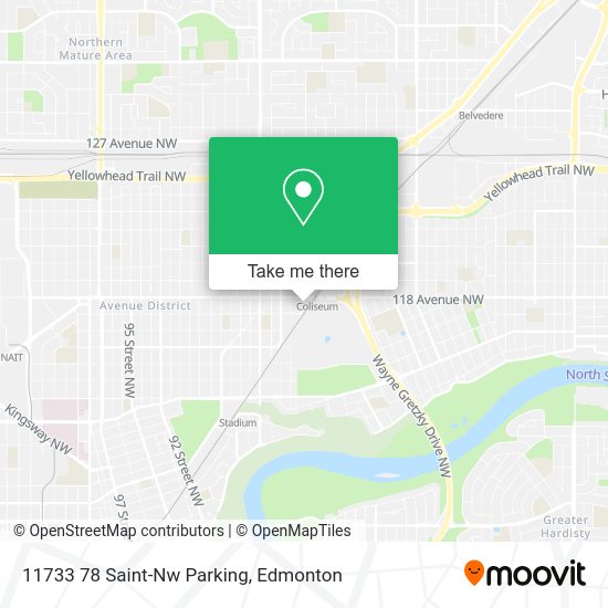 11733 78 Saint-Nw Parking plan
