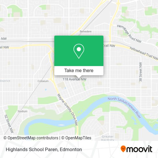 Highlands School Paren map