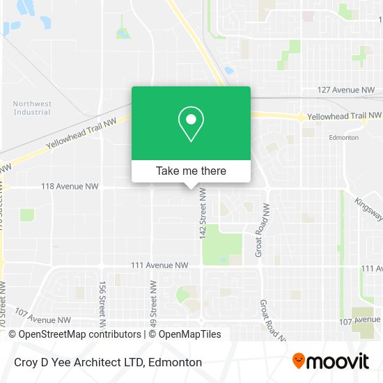 Croy D Yee Architect LTD map