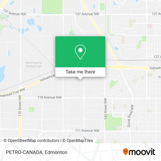 PETRO-CANADA map