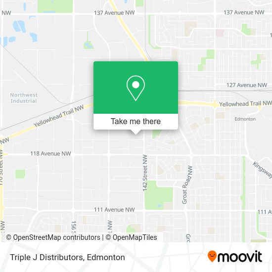 Triple J Distributors map