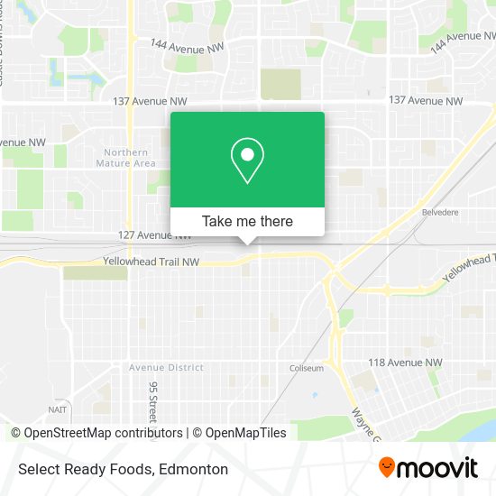 Select Ready Foods map