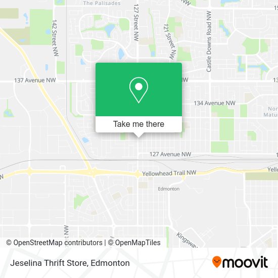 Jeselina Thrift Store map