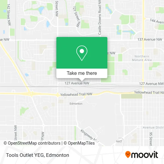 Tools Outlet YEG map