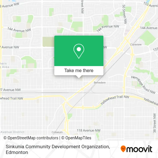 Sinkunia Community Development Organization map